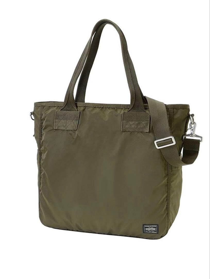 吉田カバン　PORTER　ポーター　フレーム　トートバッグ オリーブ色 2way FRAME（PORTER） ポーター PORTER 2wayトートバッグ ショルダーバッグ