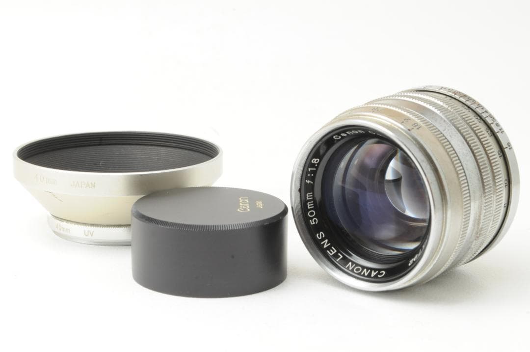 キヤノン Canon Camera 50mm F1.8 L39マウント Canon 50mm F1.8 L39マウント Canon Lens 銀鏡胴タイプ整備記録