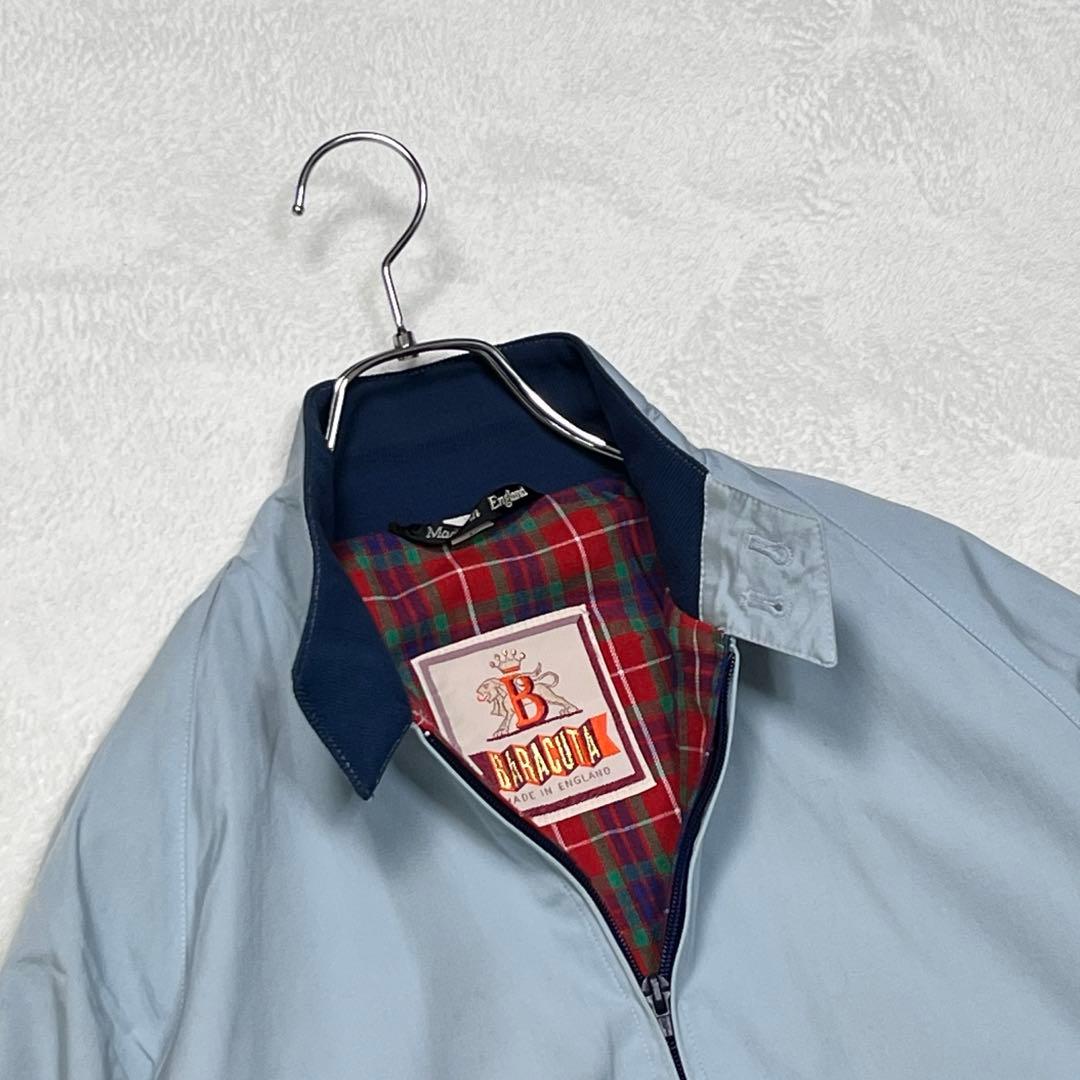 バラクータG9 ハミルトンジャケット 英国製 42 スウィングトップ 水色