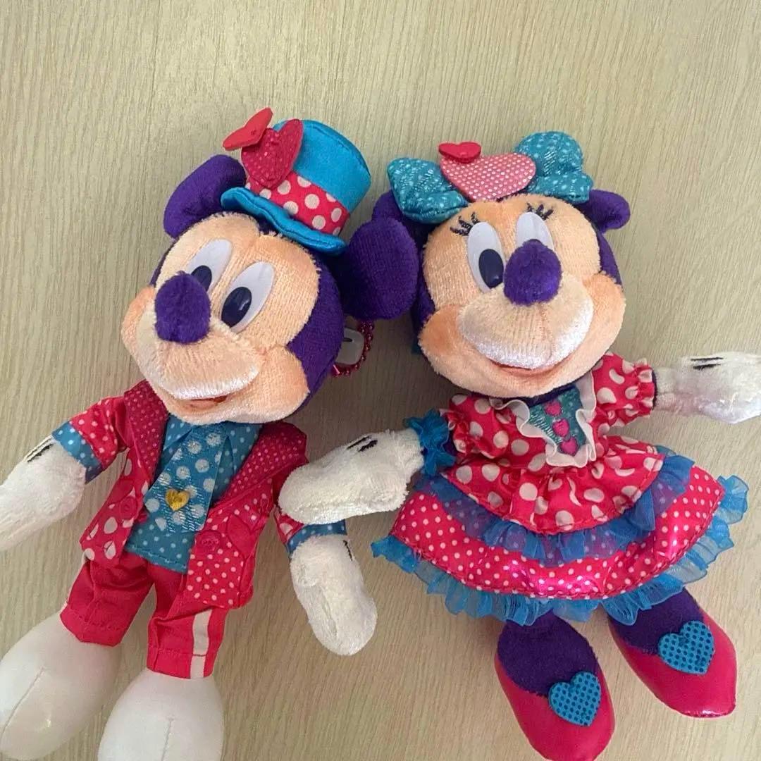 最安値】ミニーのファンダーランド ぬいぐるみバッジ ミッキー＆ミニー