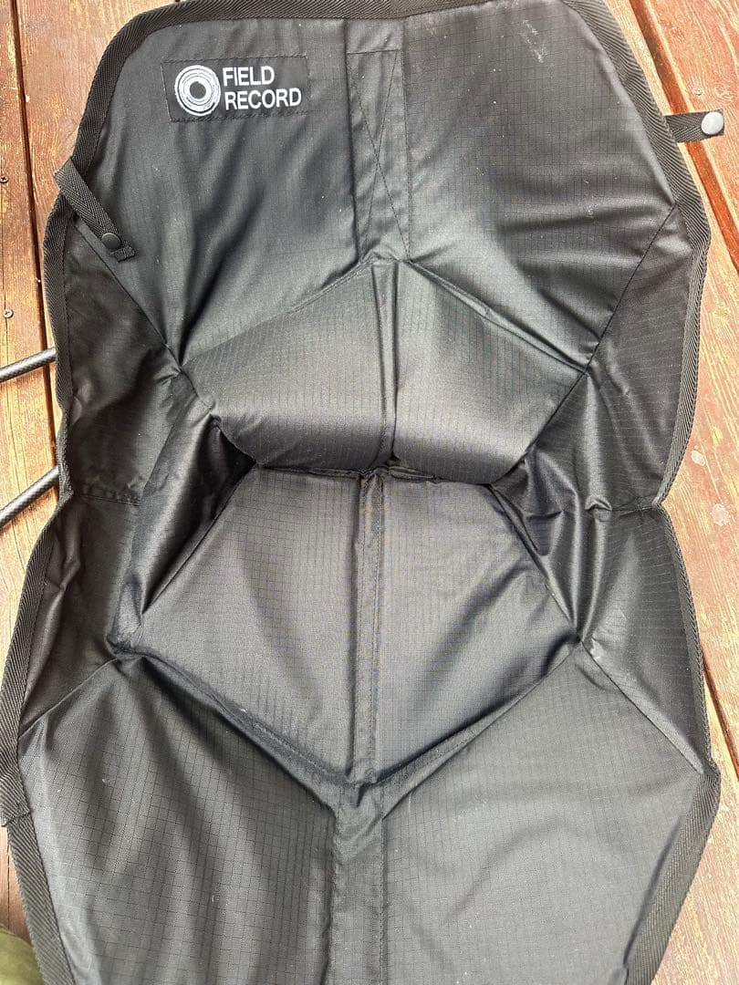 フィールドレコード　チェア 徒歩キャンプ】270gの座椅子！FIELD RECORD（フィールドレコード）｜FR