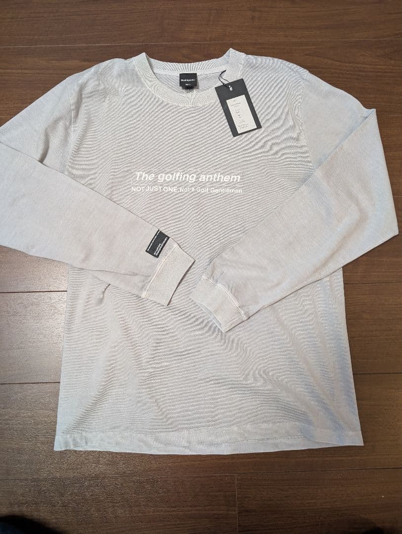 ラフロッグ　 ロングTシャツ　ライトグレー　Mサイズ M1821 40強撚ビッグロングTシャツ(M ブルーグレー): トップス - RNA