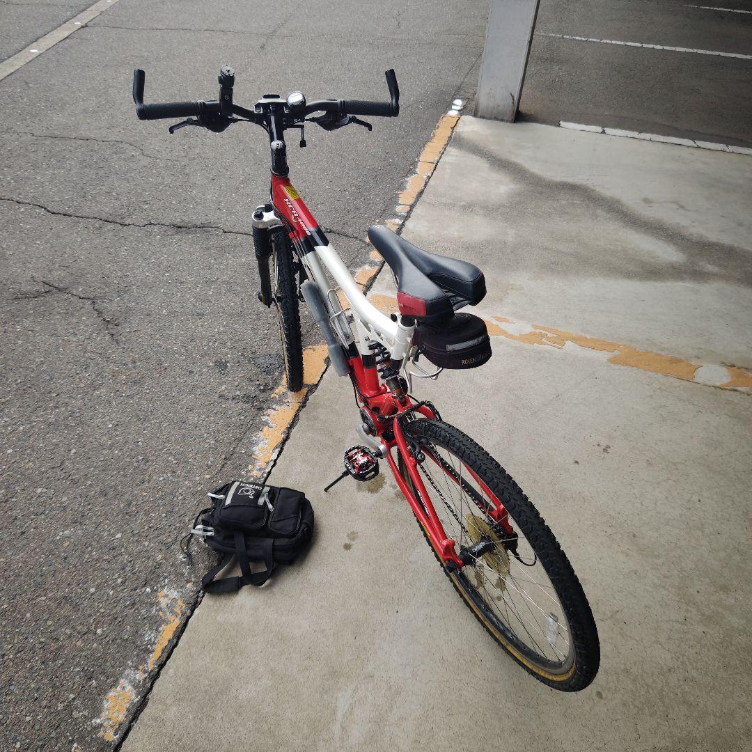 GT マウンテンバイク 赤/白 26インチ - メルカリ