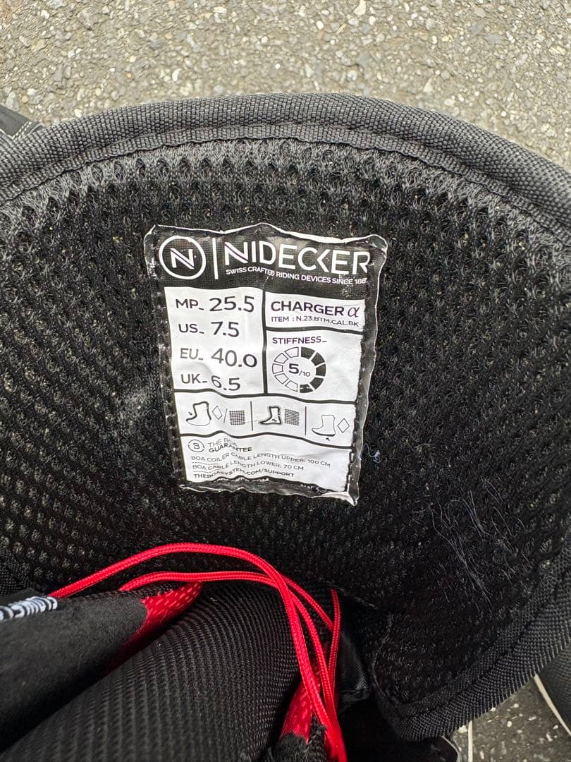 NIDECKER CHARGERα スノーボードブーツ　　　25.5cm