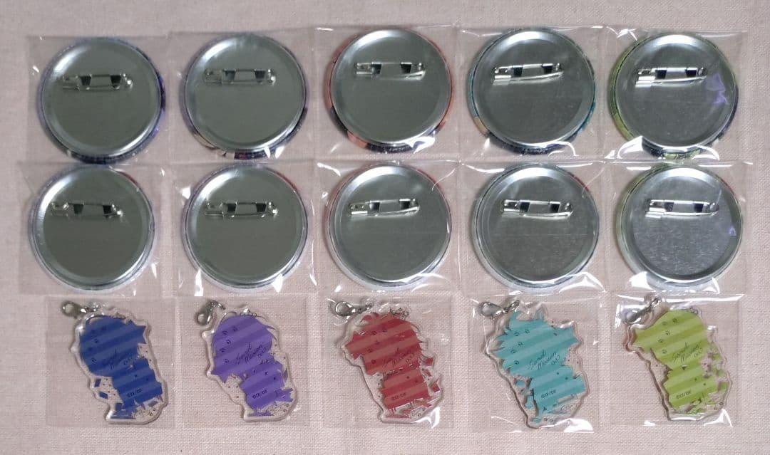 Collar×Malice　単独イベント　缶バッジ　アクリルチャーム　全種セット