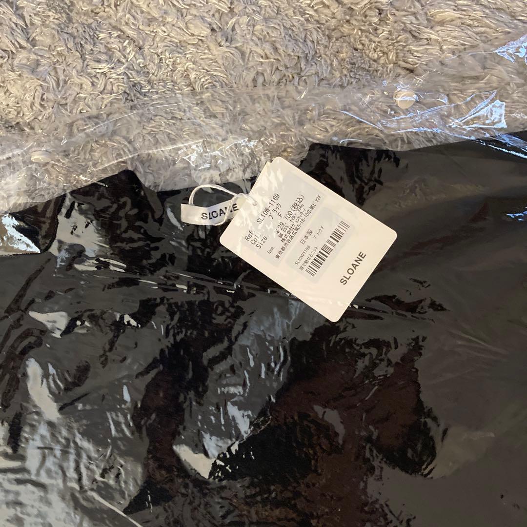 SLONE boutique310 肩で魅せるニット 佐藤佳菜子 黒 - メルカリ