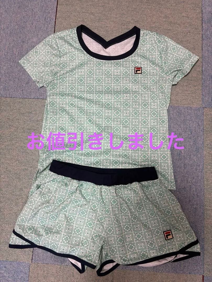 FILA テニスウェア セットアップ - メルカリ