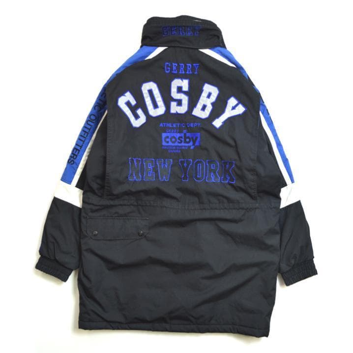 激レア】cosbyコスビー 90sヴィンテージ ビッグサイズベンチコート L青