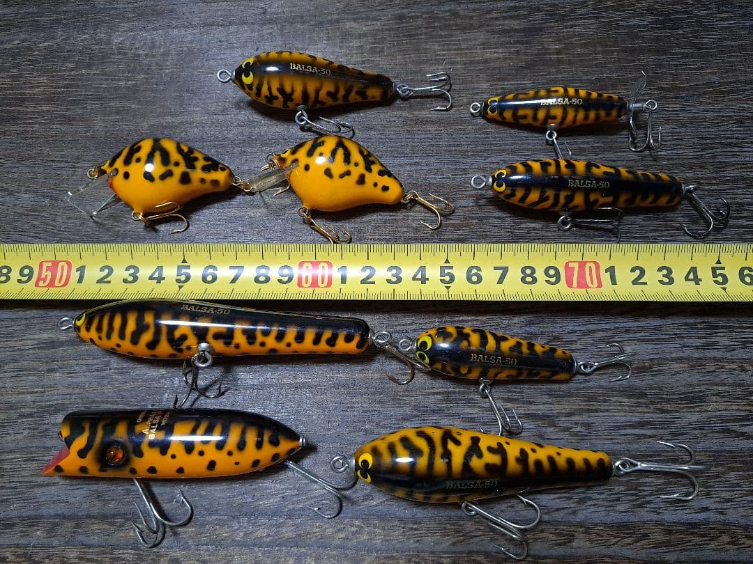実釣未使用 美品 バルサ50 イエローコーチドッグ 9個セット - メルカリ