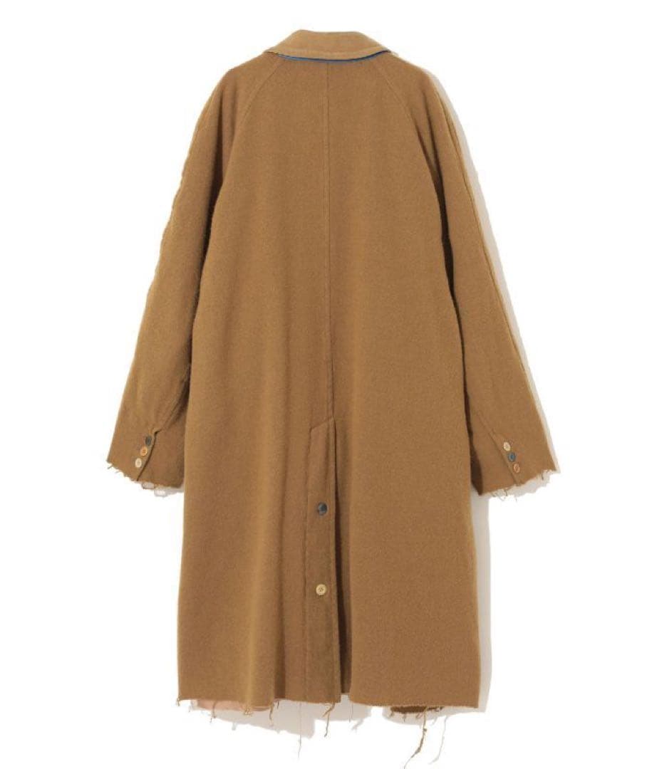 23AW アンダーカバー 縮絨 断ち切り ステンカラー コート サイズ 2