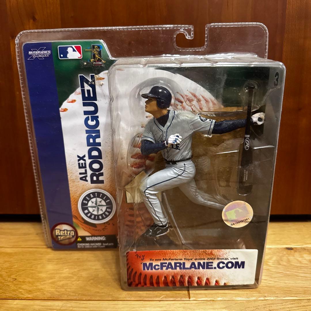 スポーツ 2003 McFarlane Baseball Alex Rodriguez McFarlane MLB Playmakers Series 2 Alex Rodriguez Action Figure