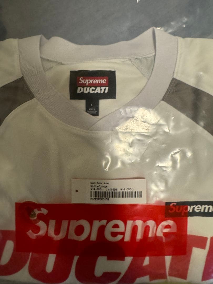 ウェア Supreme x Ducati Soccer Jersey \"White\"