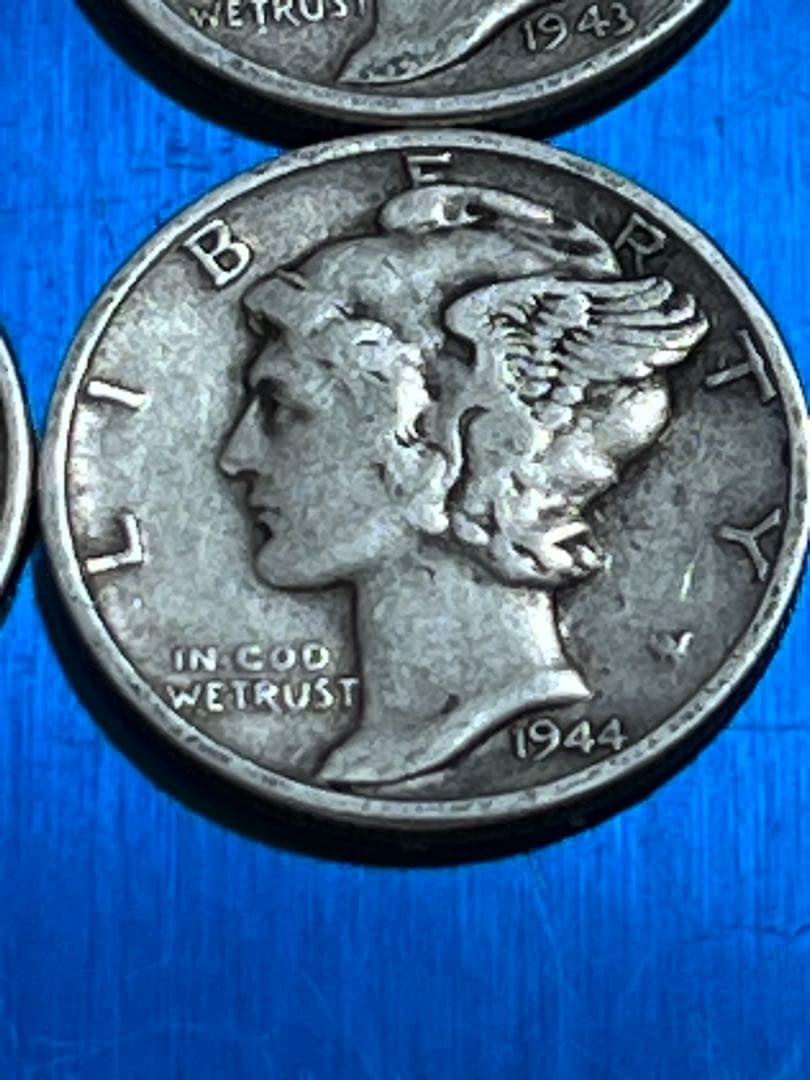 銀貨マーキュリーダイム 4枚セット Mercury dime silver - メルカリ
