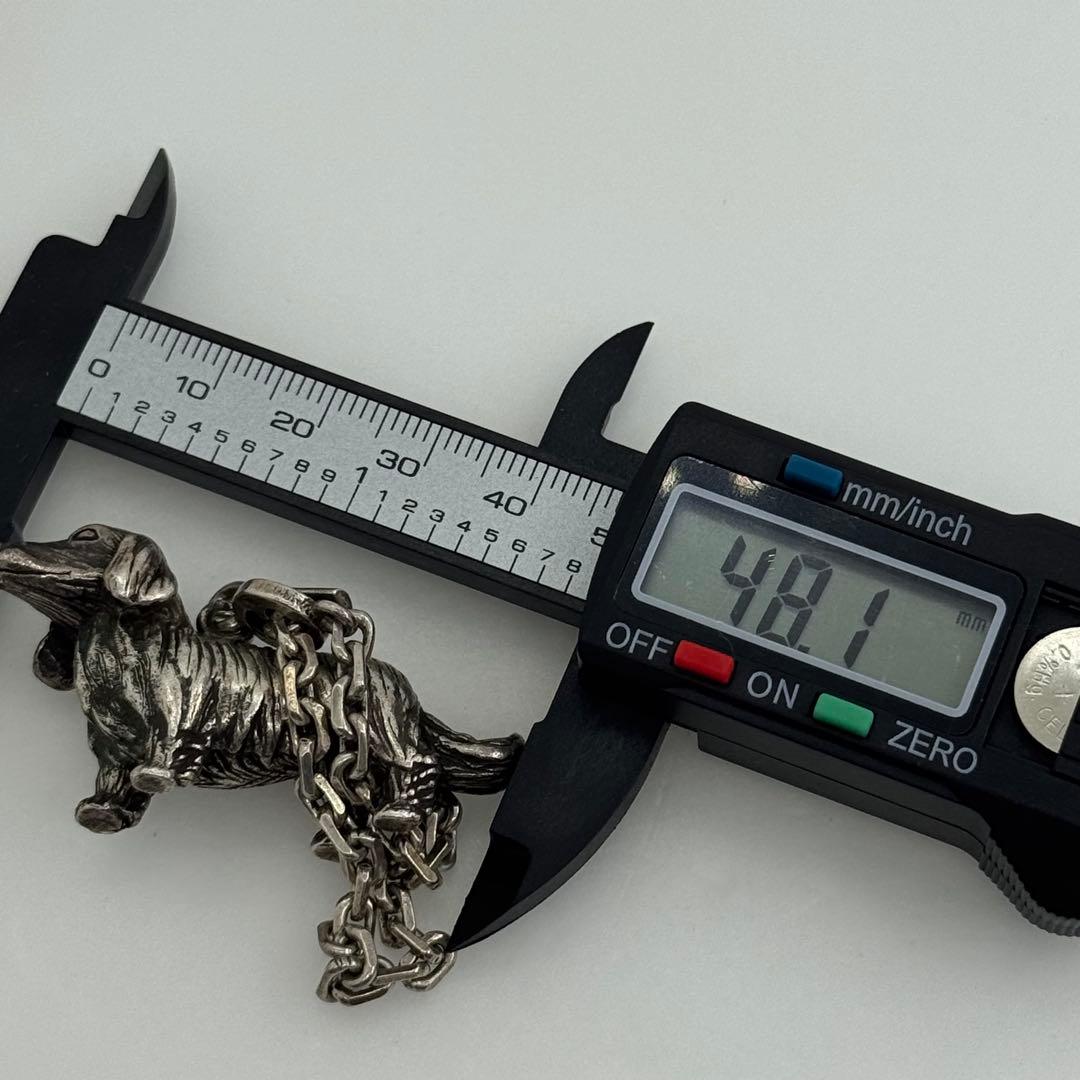 エルメス ヴィンテージ 犬 ダックスフンド キーホルダー チャーム