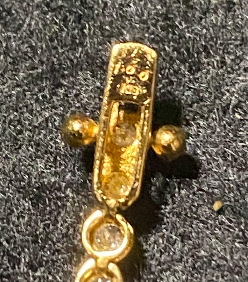 K18 ダイヤモンド テニスブレスレット 1.00ct 金 ゴールド