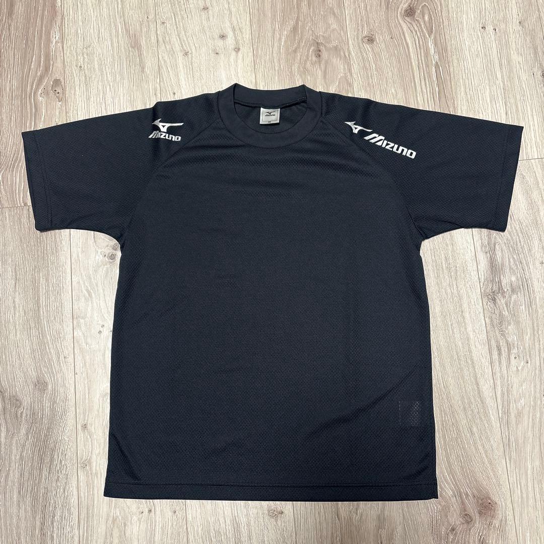 MIZUNO ブラック バレーボールTシャツ - メルカリ