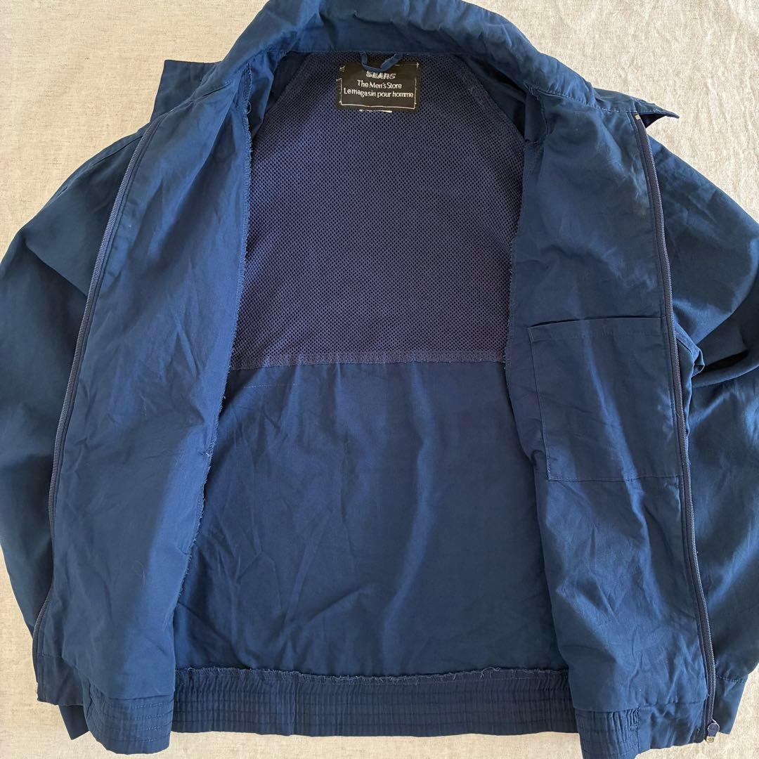 ブルゾン ジャケット 短丈 90s vintage アメカジ ノームコア 紺 - メルカリ