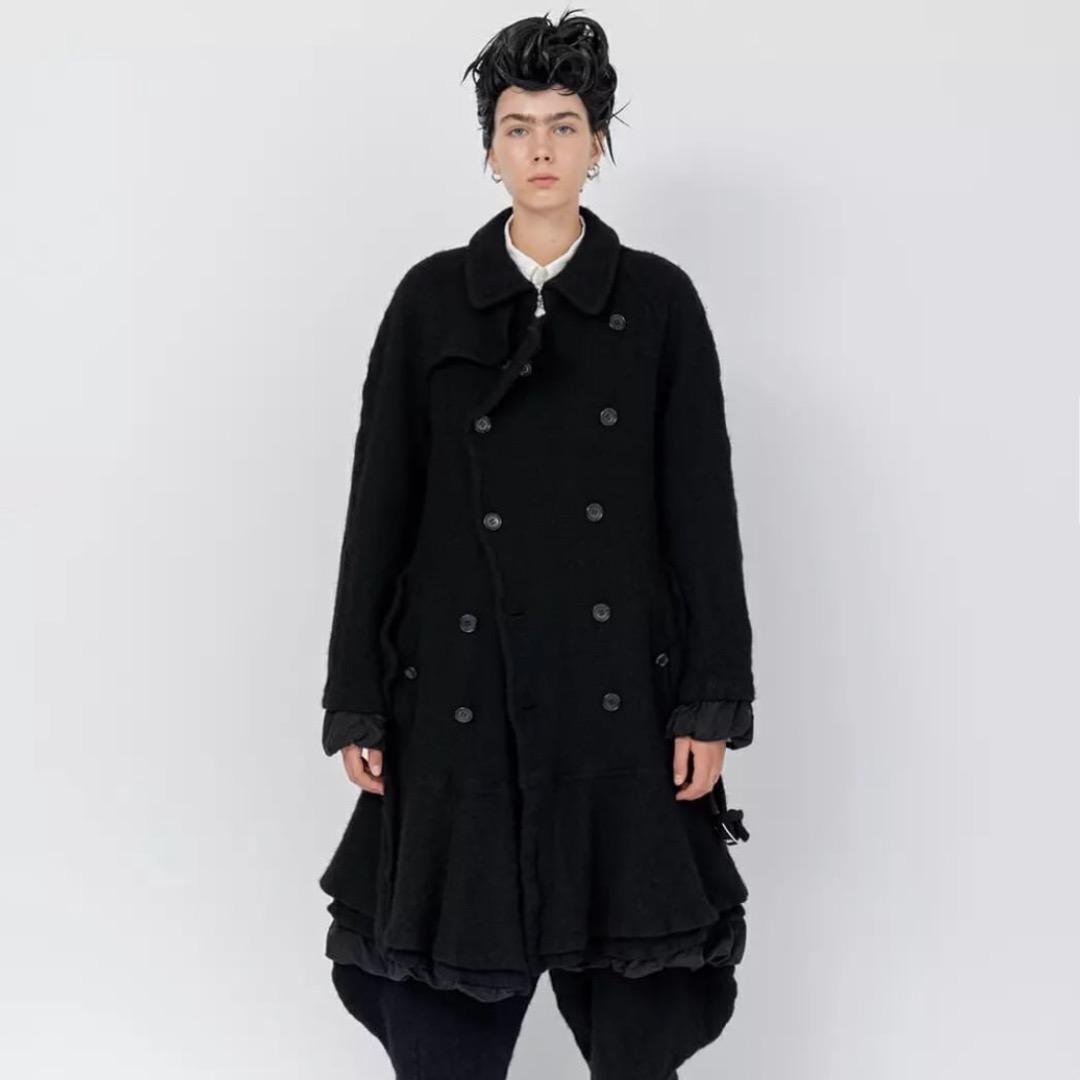22aw BLACK COMME des GARÇONS ウール縮絨トレンチ - メルカリ