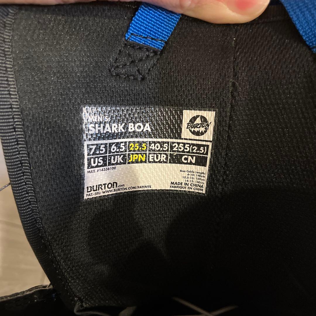 burton バートン SHARK BOA スノーボード ブーツ 25.5cm