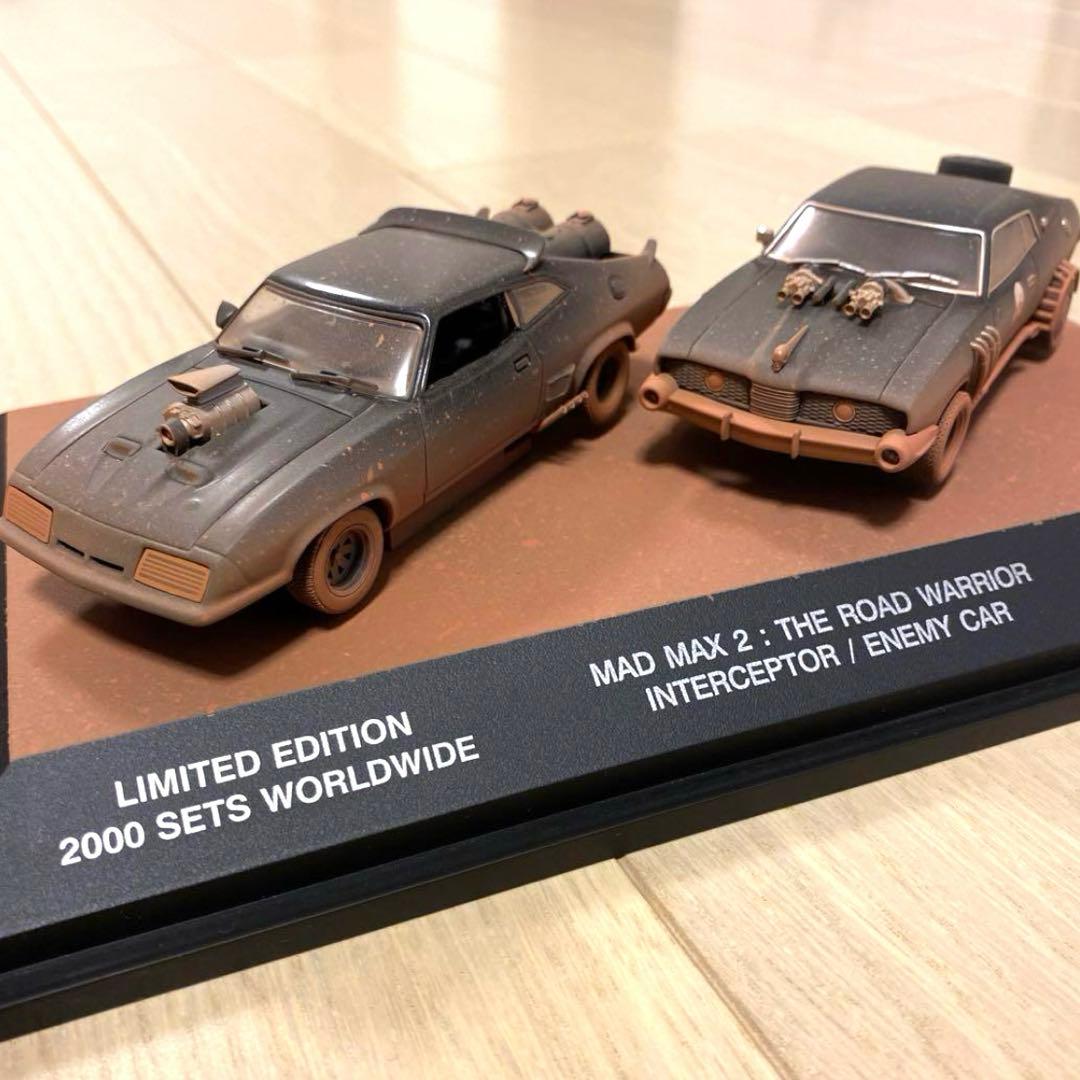 2台セットAUTOart マッドマックスインターセプターウェザリングVer