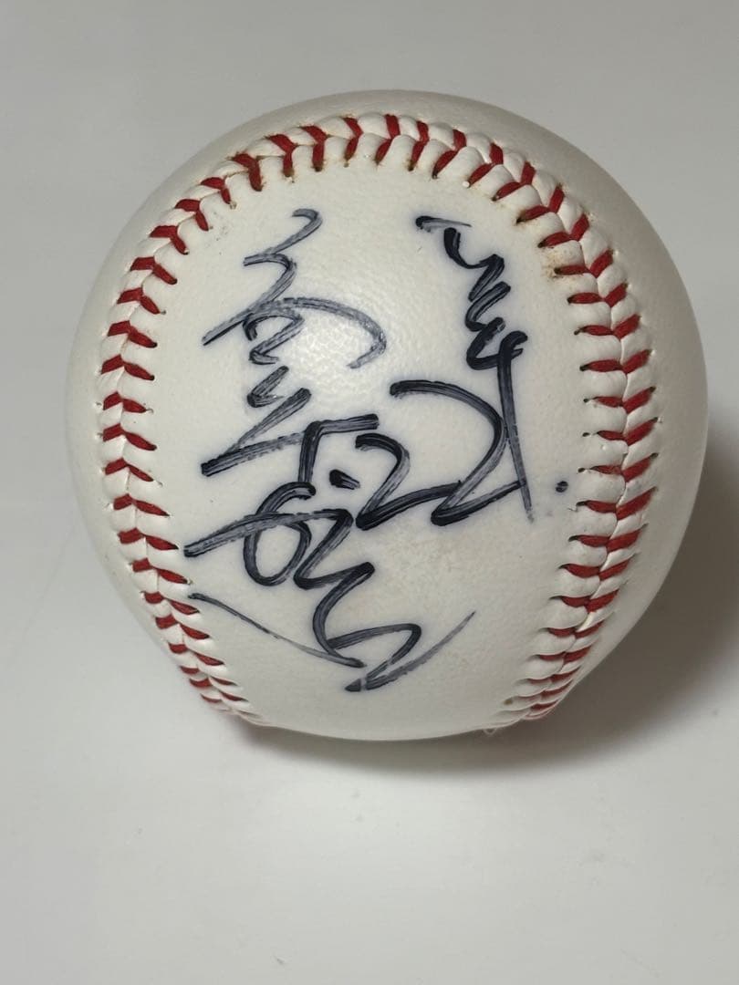 大久保博元 22番 サイン 野球ボール 巨人 読売ジャイアンツ 直筆サイン