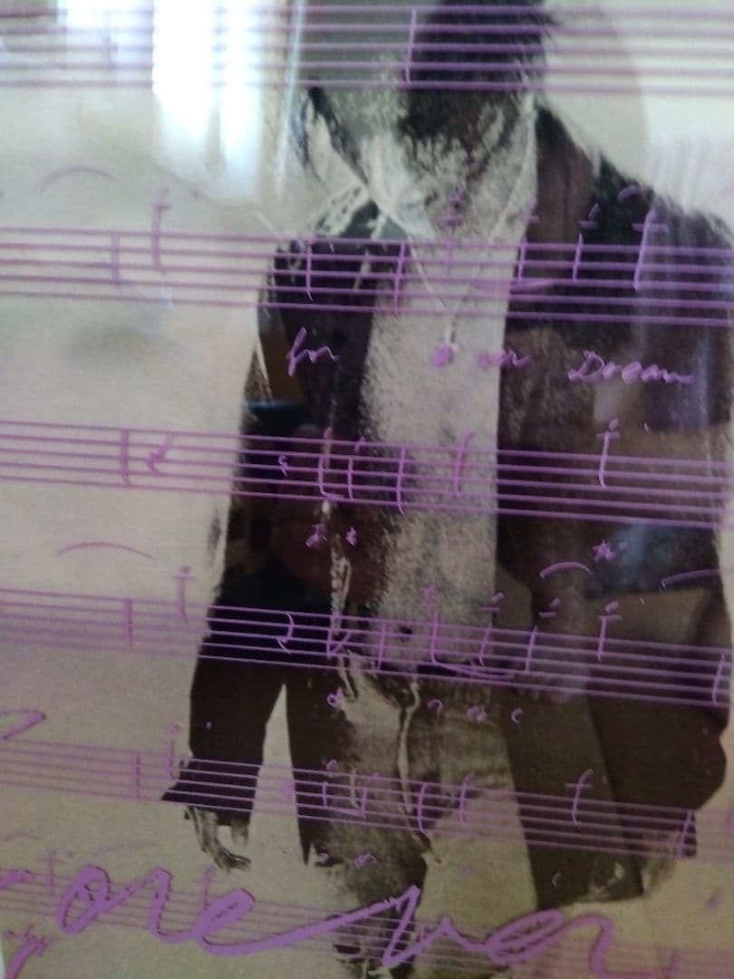 XJAPAN YOSHIKI 限定Forever Love 音楽譜額縁入り