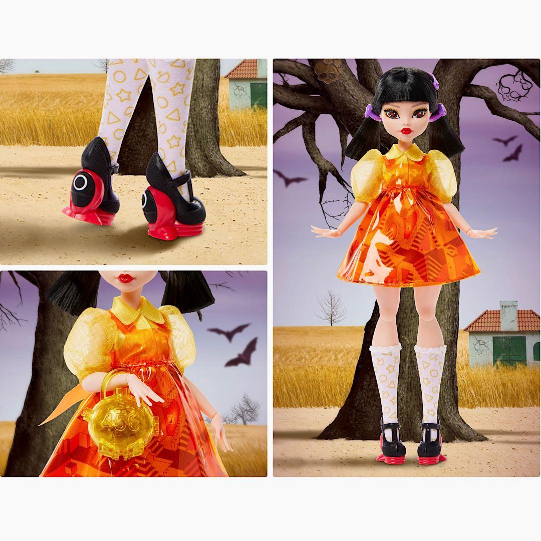 新品✨️モンスターハイ ドール／Netflixコラボ限定 イカゲーム ヨンヒ 人形