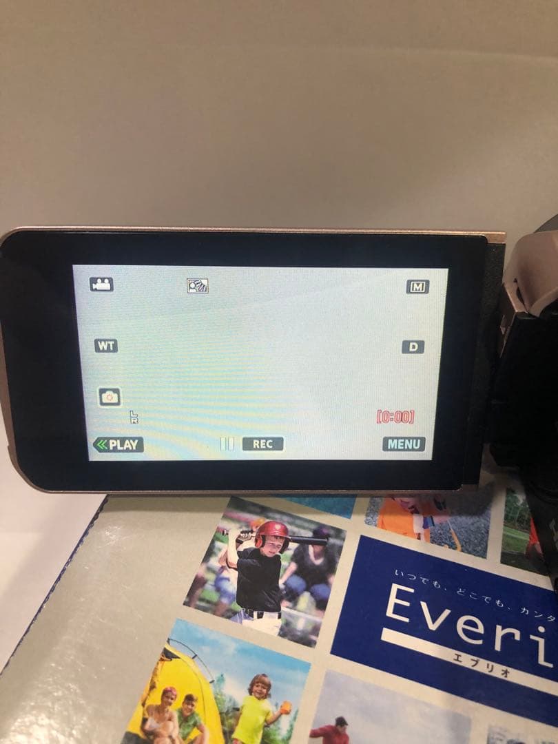 ジャンク品】JVC Everio ビデオカメラ 本体 ピンク - メルカリ