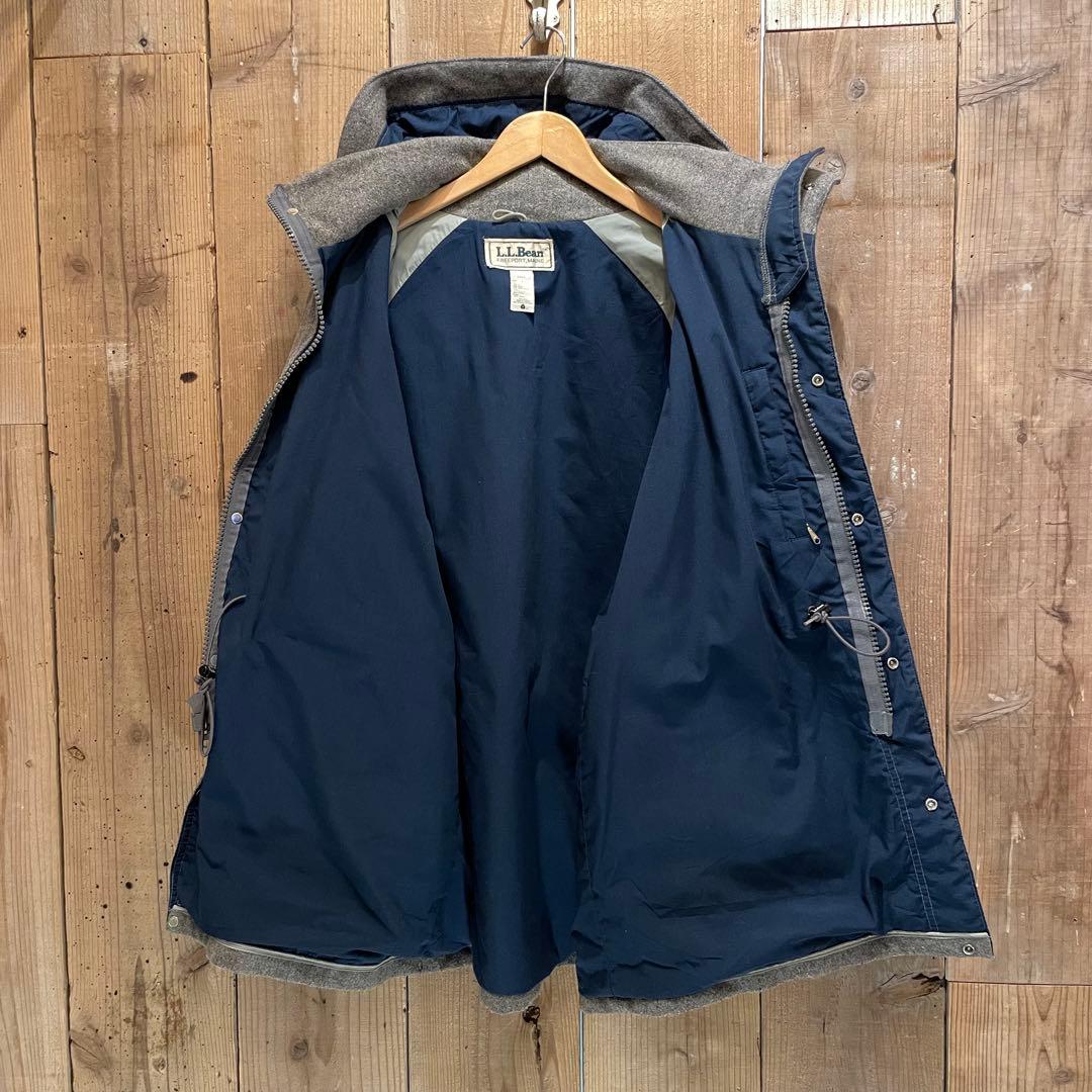 【L】70s USA製 L.L.Bean ウール マウンテンパーカー ジャケット
