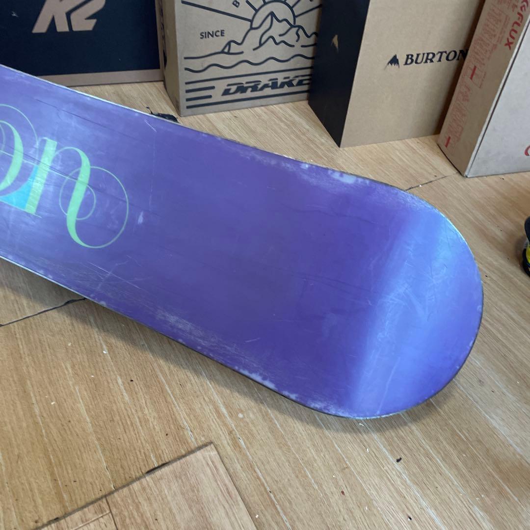 BURTON×FLUX バートン フラックスバインディング付 スノーボードセット