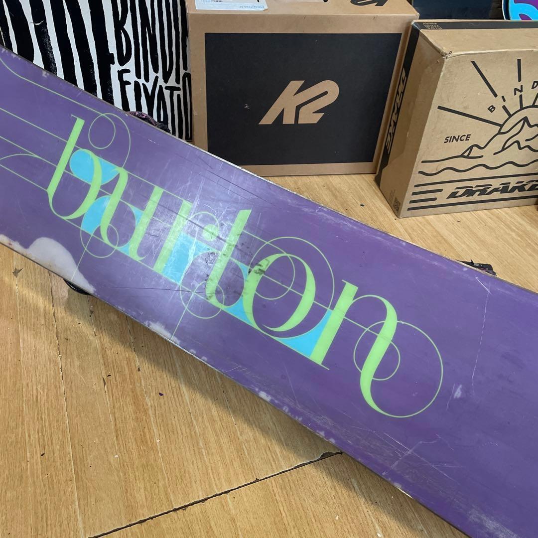 BURTON×FLUX バートン フラックスバインディング付 スノーボードセット