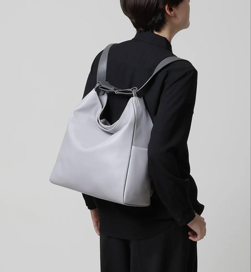 MOTHERHOUSE ヨゾラ 3 ウェイ バッグ グレーマザーハウス ヨゾラレザー