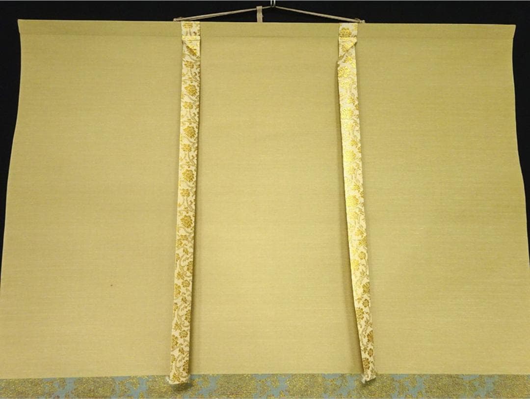 【複製巧芸画】掛軸 川端龍子『酢橘図』絹本 合せ箱付 掛け軸 a092915