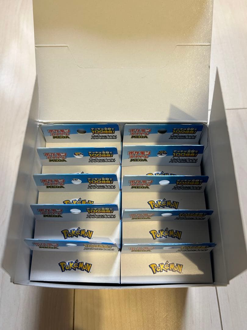新品 未開封 MEGA スタートデッキ100 10個 1カートン 白箱 ポケカ