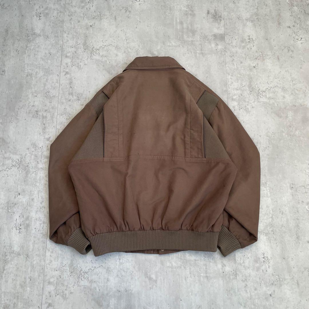 vintage ブルゾンジャケット 短丈 スエード調 アメカジ シティーボーイ