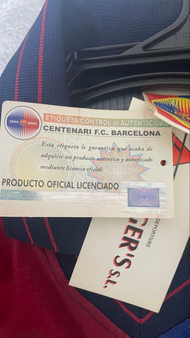 正規品 FCバルセロナ 1999年記念シャツ 99-00 GUARDIO - メルカリ