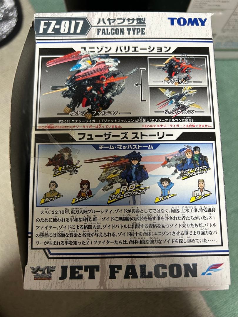 ゾイド　タカラトミー　エナジーライガー&ジェットファルコン