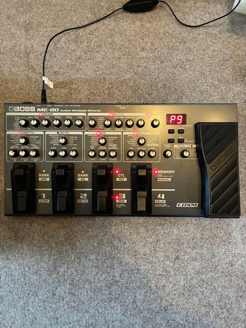 「美品」BOSS ME-80 マルチエフェクター