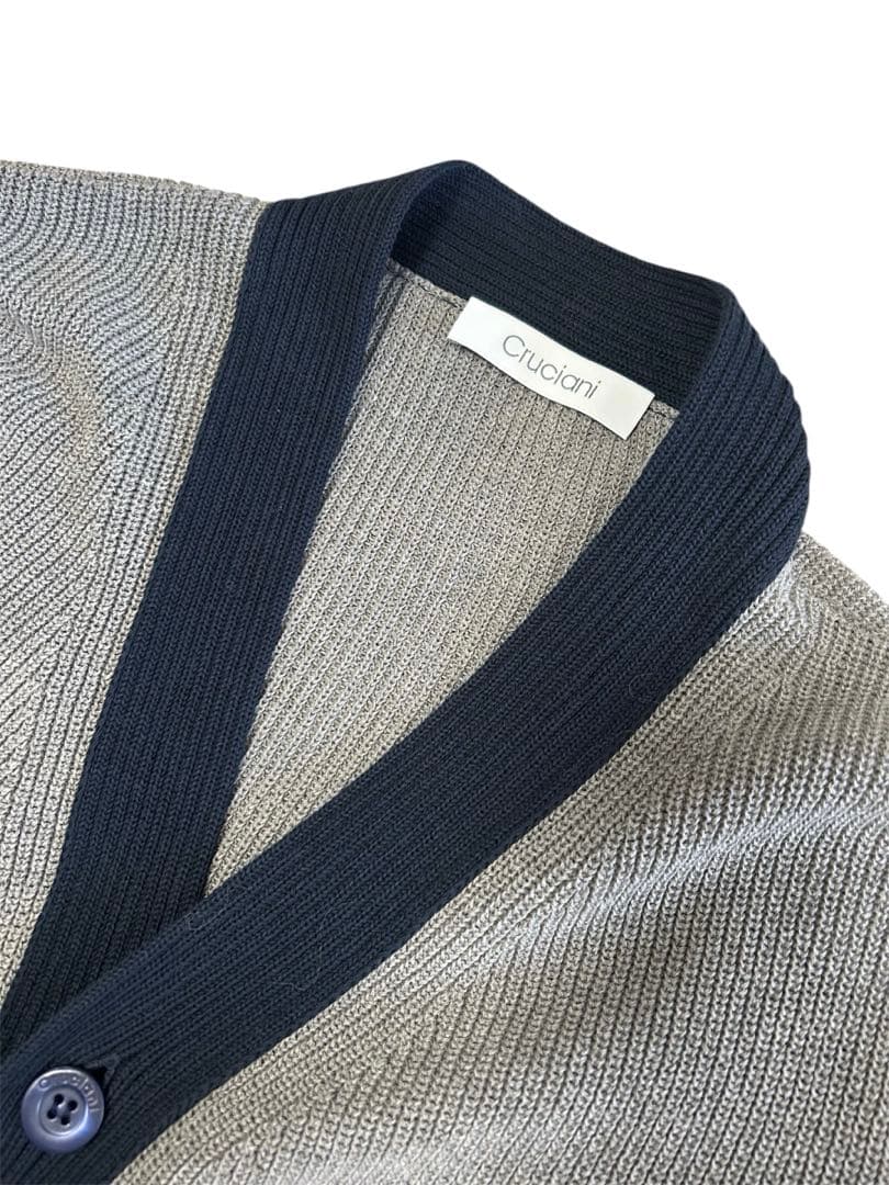 Cruciani グレー カーディガン