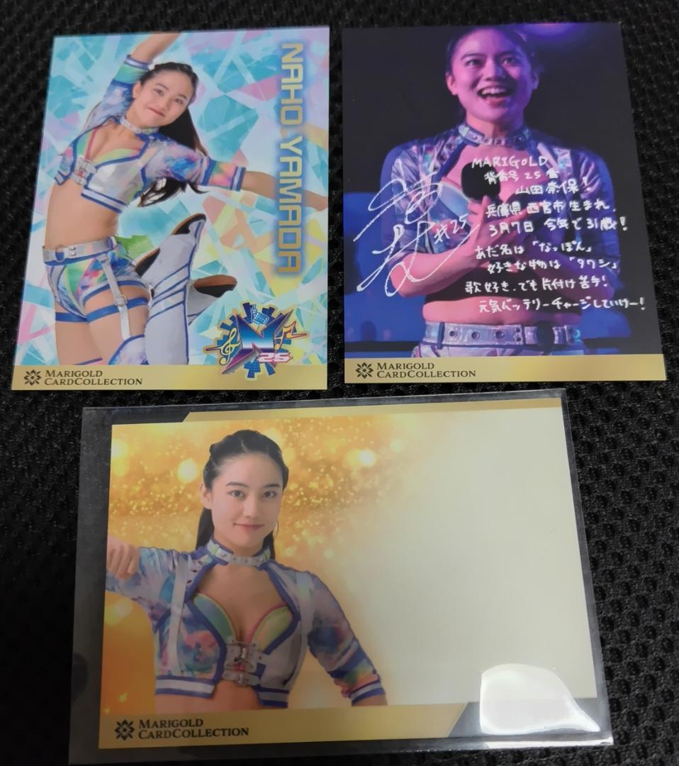 山田奈保 マリーゴールド エラーカード他 直筆サイン無し トレカ MG