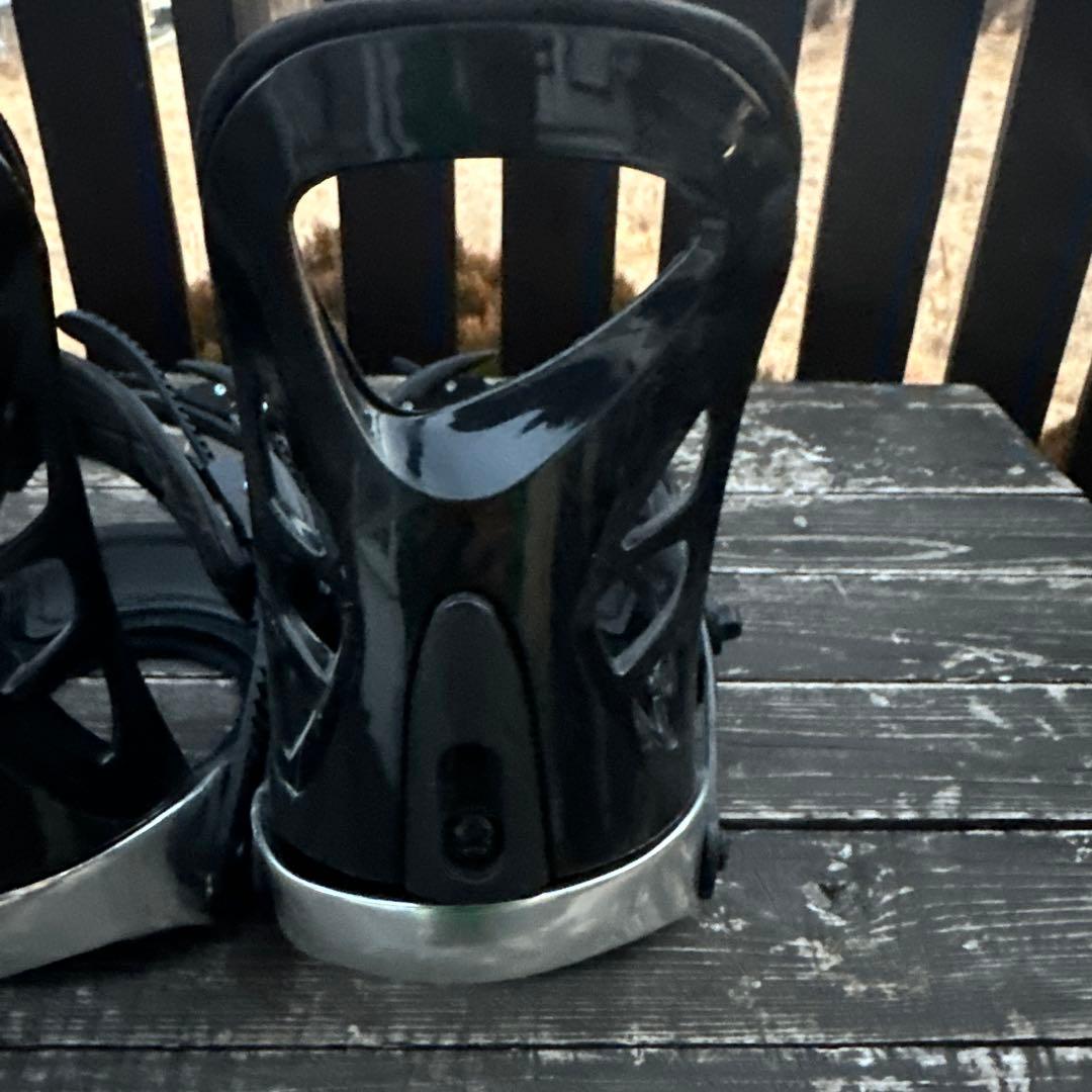 LIEW様JOYRIDE スノーボード ビンディング アルミヒールカップ 黒