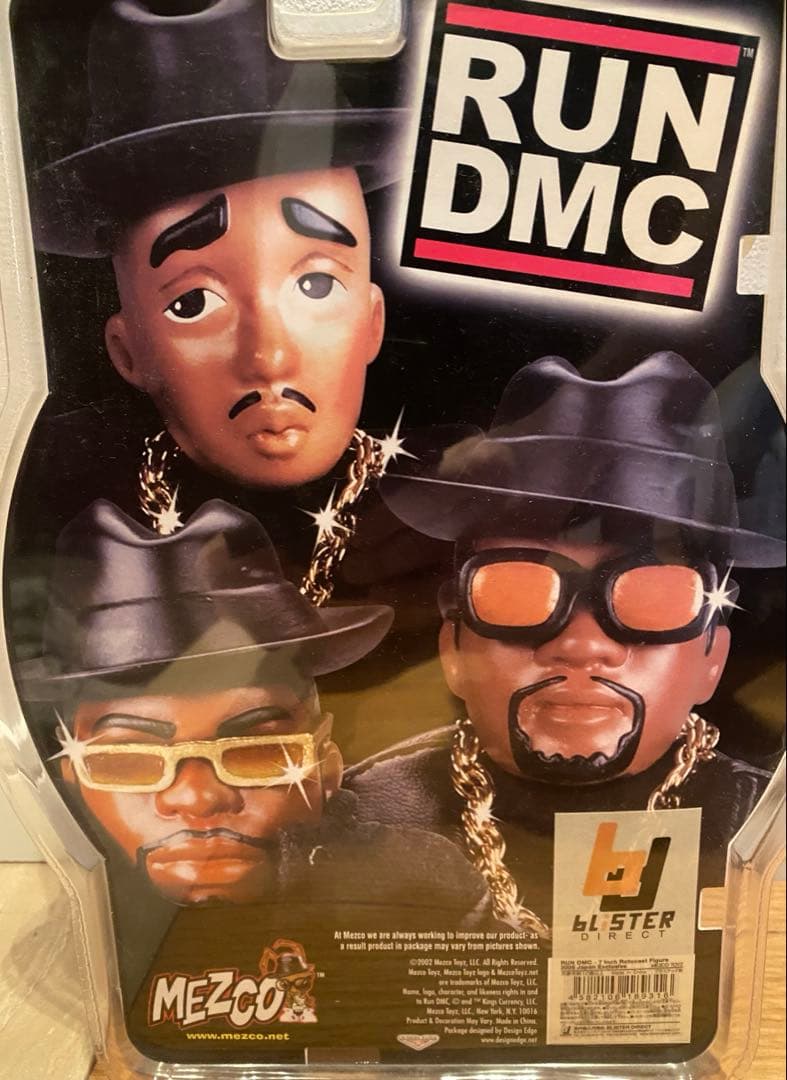 メズコ 廃盤 RUN DMC フィギュア 3体セット 稀少ミリタリーver未開封