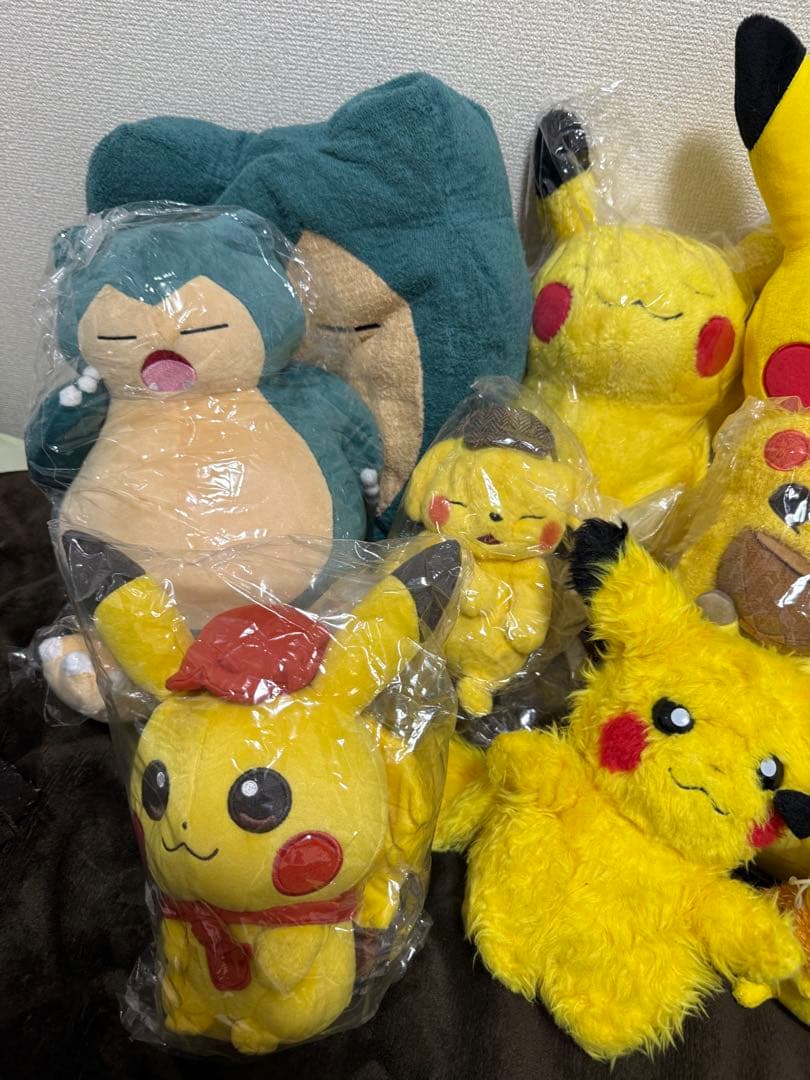 ピカチュウ カビゴン ぬいぐるみ
