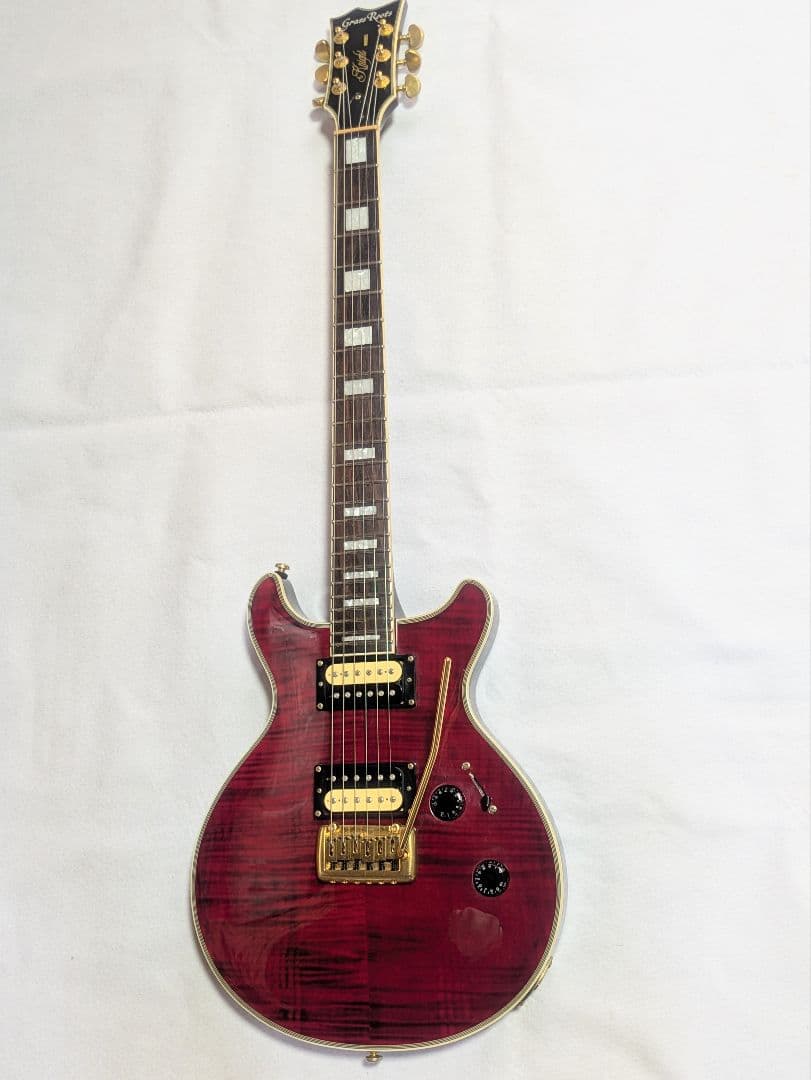 ギター GrassRoots Knight G-KT-50C See Thru Red