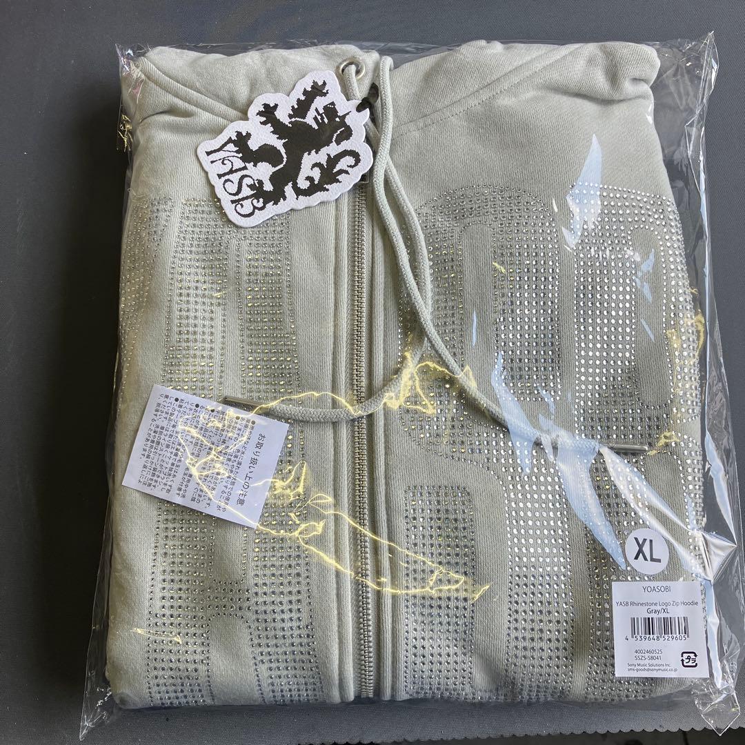 限定！YOASOBI YASB Rhinestone Logo Zip XL - メルカリ