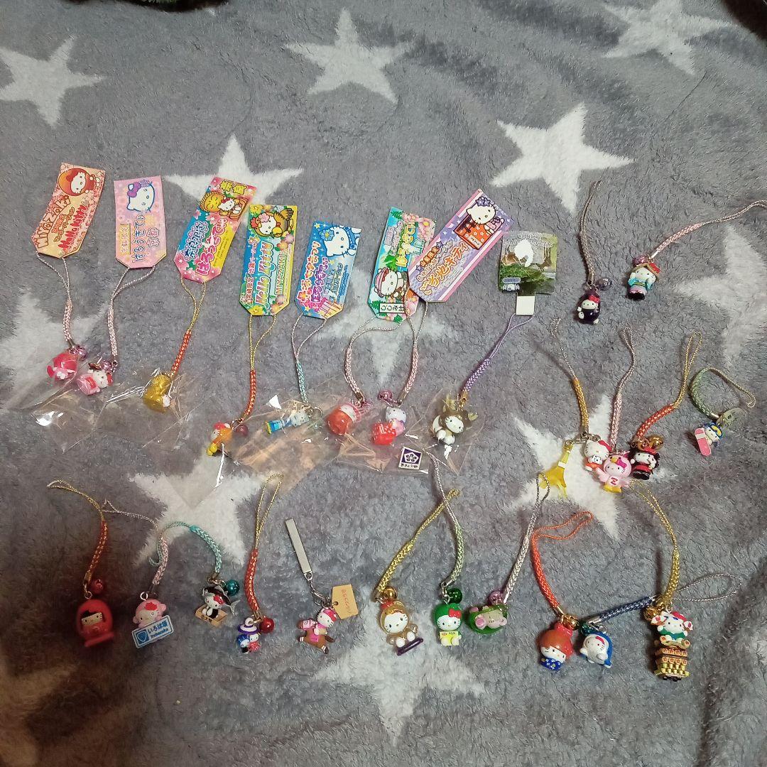 裕*様 ご当地キティ　根付けストラップ　まとめ売り ハローキティ ご当地ストラップ まとめ売りご当地キティ根付けHELLO