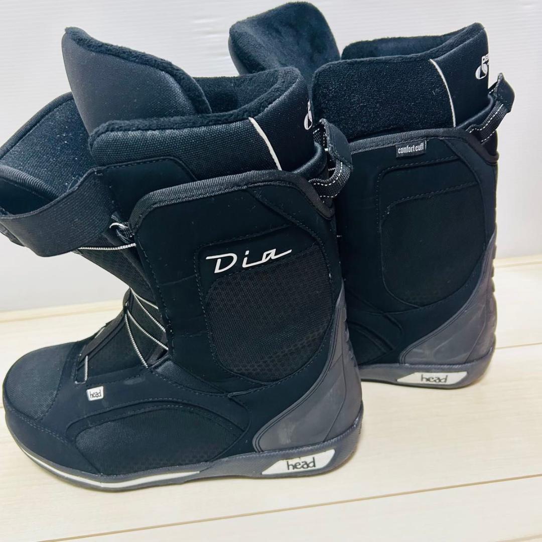 スノーボードブーツ BOA HEAD DIA 黒 ヘッド 26.5cm 美品