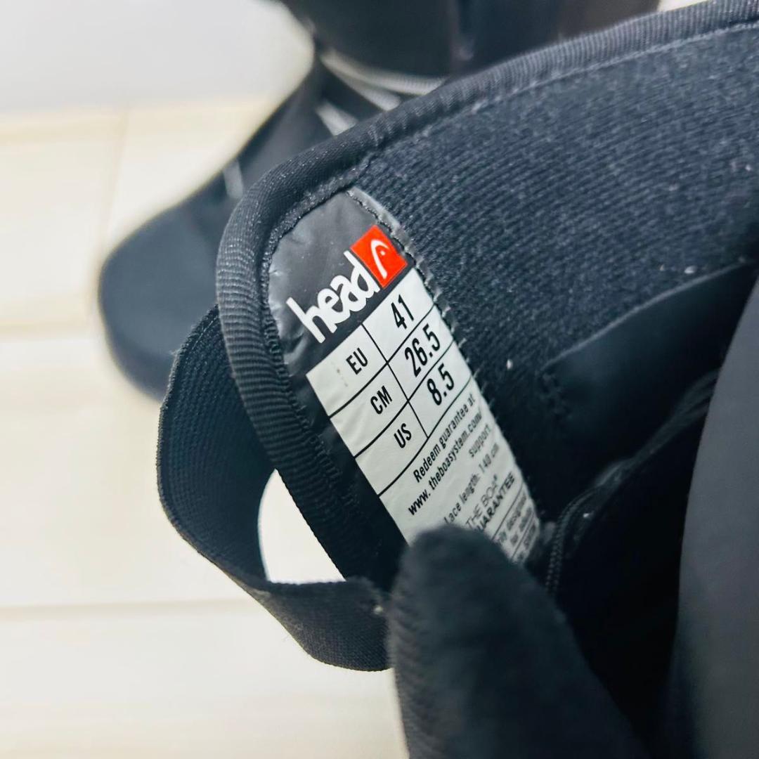 スノーボードブーツ BOA HEAD DIA 黒 ヘッド 26.5cm 美品