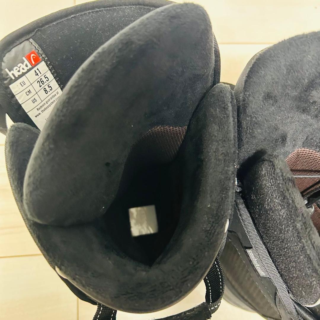 スノーボードブーツ BOA HEAD DIA 黒 ヘッド 26.5cm 美品