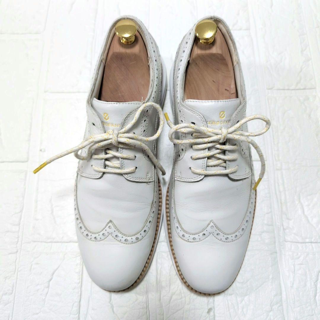 コールハーン ゴルフシューズ レザー ホワイト 27.0cm